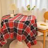 Toalha de Mesa de Flanela Estilo Ins Estilo Pastoral Estilo Fresco Mesa de Escrivaninha de Dormitório Estudantil Cobertura de Mesa de Mesa Redonda Toalha Tecido de Mesa de Jantar