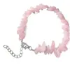 Pulsera de grava irregular de cristal natural de ágata transfronteriza pulsera de piedra semipreciosa joyería de piedra de color ins europeo y americano