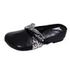 2026 Zapatillas Francesas de Cuña Estilo Nuevo para Mujer, Medias Zapatillas Cerradas de Piel Genuina, Suela Suave, Cómodas, Versátiles Zapatos Mary Jane