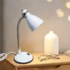 Luminária de Mesa Retro de Metal Transfronteiriça para Estudo, Proteção para os Olhos, Luminária de Leitura de Cabeceira, Lâmpada de Mesa Recarregável para Escritório e Dormitório