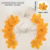 Nuevas luces de cadena LED de hoja de arce transfronterizas para Navidad y Acción de Gracias, luces con forma de hoja de arce y calabaza, luces decorativas para fiestas al por mayor
