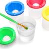 Taza para Lavar Pinceles de Pintura para Niños, Cubo para Lavar Pinceles de Arte Graffiti Pigmento DIY, Taza para Lavar Pinceles de Acuarela Gouache Uñas