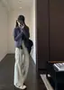 Zedaijiai, bem ajustada, que alonga as pernas, calça casual de alta qualidade, calça de trabalho reta leve para uso externo para mulheres, novo modelo 2026