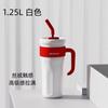 Nova Caneca Térmica de Aço Inoxidável 316 com Alça Grande Capacidade Caneca de Carro Americano com Canudo Cor Alta Cor Sólida Copo de Carro