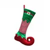 Transfronteiriço Novo Produto Elfo de Natal Meias de Natal com Sino Meias de Elfo Pingente de Árvore de Natal Presentes Decoração de Natal