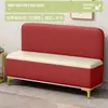 Banco para trocar de sapato para uso doméstico na sala de estar, banco sofá moderno de luxo leve com encosto, adequado para quarto, com função de armazenamento, banco longo montado na parede