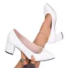 Elegantes zapatos de salón para mujer, estilo de hada, delicados y suaves, nueva colección primavera/otoño, calidad de exportación, disponibles en tallas grandes, zapatos de trabajo profesionales de tacón de aguja