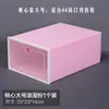 Caja de zapatos grande transparente y gruesa de fábrica, caja de almacenamiento de zapatos para el hogar, artefacto de almacenamiento con acabado multicapa, gabinete de zapatos plegable de plástico