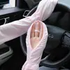 Nuevas mangas de brazo de seda helada para protección solar de verano para ciclismo al aire libre, protección UV, transpirables, específicamente para conducir