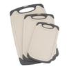 Tabla de Cortar Doméstica Tabla de Cortar Antibacteriana Antimoho Tabla de Cortar de Plástico Almohadilla para Cortar Fruta Tabla de Cortar de Paja de Trigo Juego de Tres Piezas