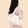 Bolsas tote transfronteiriças, bolsas de ombro europeias e americanas, bolsas de axila populares para atacado, bolsas de mão estilosas para trabalho e deslocamento