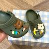 Zapatos Croc para Niños Hebilla para Zapatos de Flores Helado Coreano Lindo Oso Decoración Superior DIY Accesorios Removibles