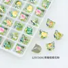 Dongzhou Cristal 8mm Cabeça de Gato Alta Qualidade K9 Super Brilhante Pedras de Strass para Nail Art Gato da Sorte Estilo Francês Celebridade da Internet Decorações de Strass para Nail Art