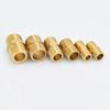 Alambre exterior doble de cobre puro conector de cobre directamente engrosado 1 minuto 2 minutos 3 minutos 4 minutos 6 minutos fabricante de accesorios para tubería de agua de 1 pulgada