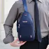 Bolsa de Peito Masculina Transfronteiriça para Negócios, Bolsa Transversal Casual Tendência, Bolsa de Ombro Masculina de Alta Qualidade Resistente ao Desgaste à Prova d'Água, Mochila de Peito