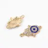 Acessórios de joias europeus e americanos DIY Diamante de palma acessórios de liga de joias pulseira colar pingente acessórios totalmente em diamante comércio exterior