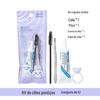 Kit de cílios postiços de quatro peças ferramenta de cola de cílios postiços cola transparente ferramenta auxiliar de maquiagem atacado