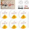 Accesorios para Joyería DIY Hilo para Cuentas Caja 0.4-1.0mm Cordón Elástico Transparente Redondo Cuentas de Oración Hilo Plano de Cristal