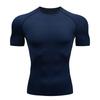 Mallas deportivas de manga corta para hombre, ropa de entrenamiento para correr, baloncesto, fútbol, ropa de fondo, ropa deportiva para exteriores, oferta transfronteriza