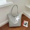 Elegante bolso de mujer 2026 nuevo modelo, gran capacidad, adecuado para el trabajo y los desplazamientos, bolso tote tejido de alta gama a la moda, moderno