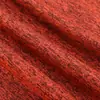 Tejido de poliéster y amoníaco de color rojo ionizado de 170 g, mezcla de seda negra, tejido de punto para camiseta, tejido de secado rápido para ropa deportiva