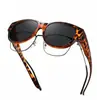 Las Nuevas Gafas de Sol Carey Pueden Usarse con Gafas para Miopía para Conducir, Gafas de Sol Polarizadas de Moda Anti-UV y Anti-Luz Solar