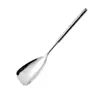 Venta Directa de Fábrica Utensilios de Cocina de Acero Inoxidable, Espátula, Cucharón para Sopa, Cuchara para Servir, Restaurante Amazon Serie Completa 304 con Mango Largo
