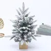 Exclusivo transfronterizo para árbol de Navidad PE 45cm/60cm Decoración navideña nieve Centro comercial árbol de Navidad Set navideño mayoreo
