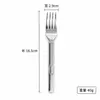 Juego de cubiertos de acero inoxidable 304: tenedor, cuchara, cuchillo para bistec, cuchara para picnic al aire libre, cuchara para arroz, tenedor para ensalada, vajilla portátil