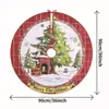 Artículos más vendidos transfronterizos: Falda para Árbol de Navidad, Hombre de Jengibre, Accesorios de Decoración para Fiesta de Escena de Año Nuevo, Decoraciones, Venta Directa del Fabricante