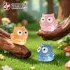 Muñeca de búho de ojos grandes luminosa para Nuevo Producto Transfronterizo, Adornos DIY para Paisajismo de Jardín y Granja, Micro Paisaje, Adornos Pequeños