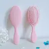 Pente de Almofada de Ar Rosa Atacado Mini Pente Fofo para Cabeleireiro Pente com Espelho de Airbag Portátil Impressão de Logotipo Criativo Pente Pequeno