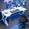 Escritorio de Computadora de Escritorio para el Hogar Escritorio de Juegos E-sports Escritorio de Oficina y Estudio Escritorio Sencillo para Estudiar Escritorio de Trabajo para Escribir y Aprender