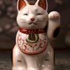 Le Meow Cerâmica Pintada Forno Yakushi Japonês Genuíno Ornamentos Gato da Sorte Cofre Gato