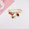 Lindo broche de dibujos animados de gato KT, versátil, personalizado, para estudiantes, insignia japonesa y coreana, ramillete, bolso, ropa, accesorios de joyería