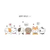 Adesivos de Parede Autoadesivos de Gato Filhote Fofo Estilo Ins Adesivos Decorativos para Parede de Fundo de Quarto Infantil BR0873E