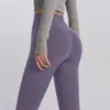 Pantalones de Yoga de Cintura Alta con Sensación de Segunda Piel, Control de Abdomen, Levanta Glúteos, Ropa Exterior para Pilates, Leggings Deportivos Ajustados, Sin Costuras Incómodas, Secado Rápido