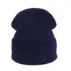 Gorro de Punto para Padres e Hijos Estilo Europeo Otoño Invierno Color Caramelo Lana Moda Unisex Cálido para el Frío
