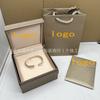 Baojia Collar Anillo Pulsera Caja de Embalaje de Alta Gama Bv Pulsera Pendientes Versión Dorada Caja de Regalo para Joyería Fábrica Venta Directa