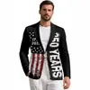 Comercio Exterior Transfronterizo Chaqueta de Traje para Hombre Casual de Negocios Traje Ajustado Manga Larga Chaqueta de un Solo Botón Abrigo Fiesta Boda