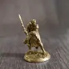 Figurillas de modelo de dragón de cobre macizo y soldado subterráneo, juguetes de cobre blanco y latón, adornos para juegos de mesa, piezas de ajedrez para colección