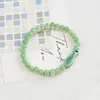 Pulsera de cerámica de Jingdezhen, nueva y que no se decolora, para estudiantes mujeres, pulsera de cuentas de estilo antiguo, pulsera de cerámica fresca y moderna
