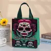 Bolsa de presente não tecida para Halloween, bolsa de compras de feriado, bolsa para doces, bolsa de compras de lanche com abóbora para crianças