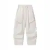 Pantalones Cargo Funcionales de Bolsillos Múltiples, Sueltos, Tendencia, Ropa de Trabajo, Secado Rápido, para Hombre, Primavera/Verano, Exteriores