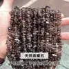 Productos semiacabados de grava de cristal mult material natural, grava irregular con agujero pasante para pulseras, collares, pendientes y accesorios para ensartar cuentas