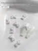 Acessórios para Nail Art Liga de Zinco Pérola Laço Lua Coração Nota Musical Tendência Luxo Peças de Decoração para Unhas DIY