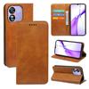 Adequado para Capa de Couro para Celular Flip Oukitel C65, Cor Pura Pele de Bezerro Forte Magnético Carteira C38 Capa Protetora