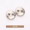Botones Metálicos de Dos Agujeros Conectados para Camisas, Botones de Punto para Suéteres, Cierres de Botón, Jin Da Accesorios para Ropa