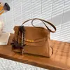 2026 nuevo bolso de hombro retro mate ligero de moda otoñal para el trabajo, bolso de mano pequeño cuadrado casual