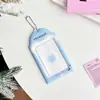 Porta-Cartão Animal Borrado Original 3 polegadas Porta-Cartão de PVC Porta-Cartão Caça às Estrelas Cartão Pequeno Armazenamento Aleatório de Cartões Bolsa para Cartões Capa Protetora para Porta-Cartões
